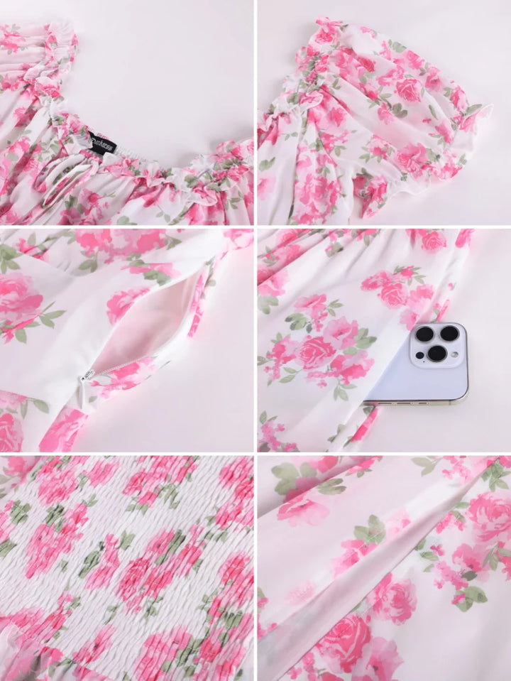 CLARISSE™ - Garden Tea Party Floral Dress