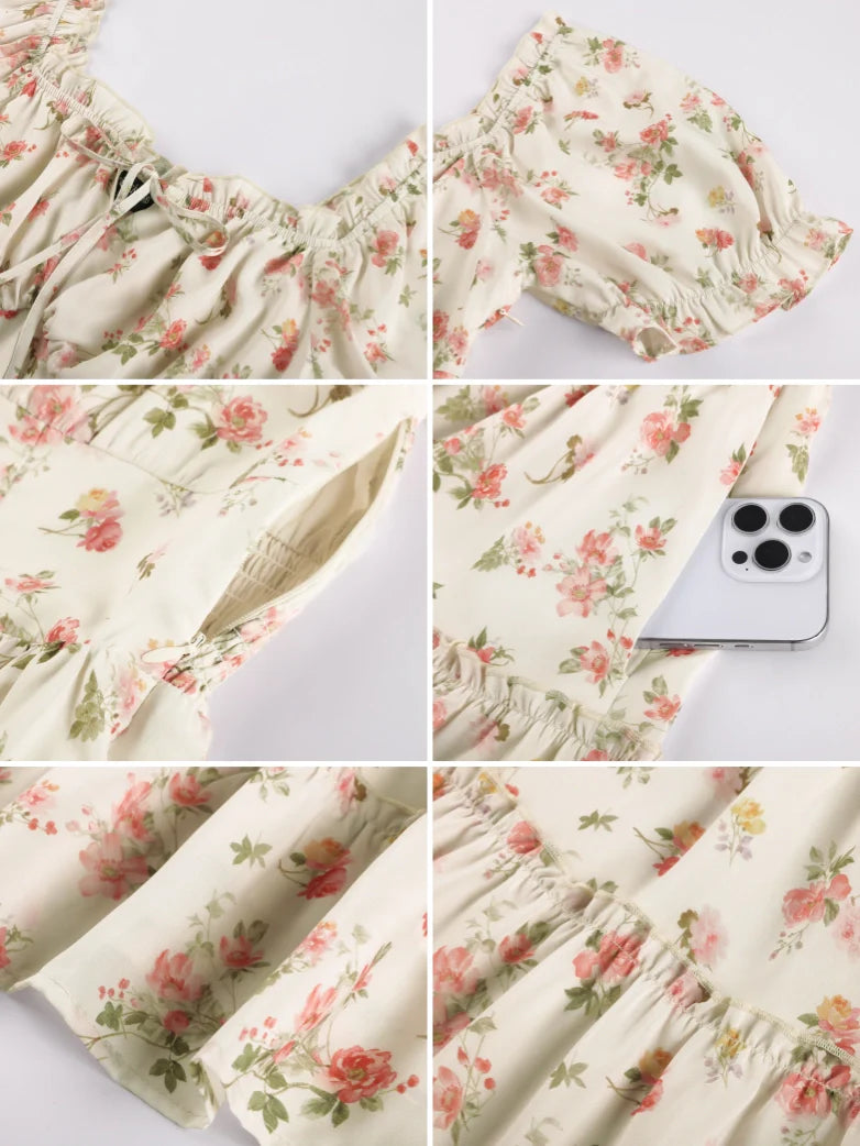 PASCALE™ - Victorian Summer Floral Dress