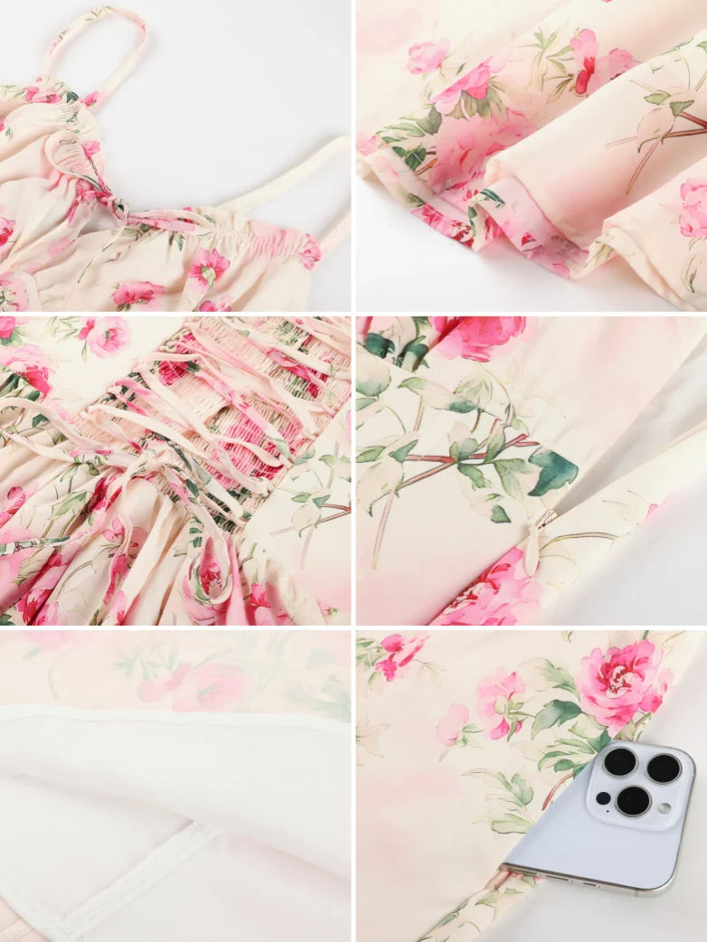 CORINNE™ - Floral Wedding Guest Dress