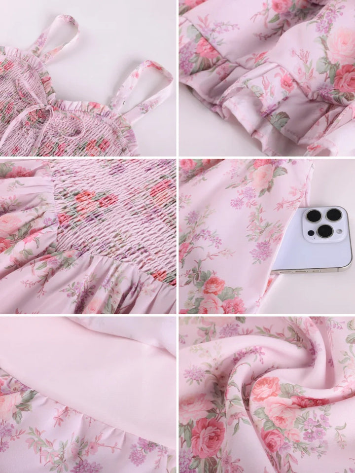 FABIENNE™ - Spring Tea Party Milkmaid Dress