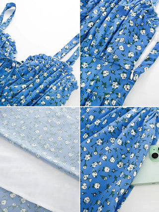 EDITH™ - Floral Corset Milkmaid Dress