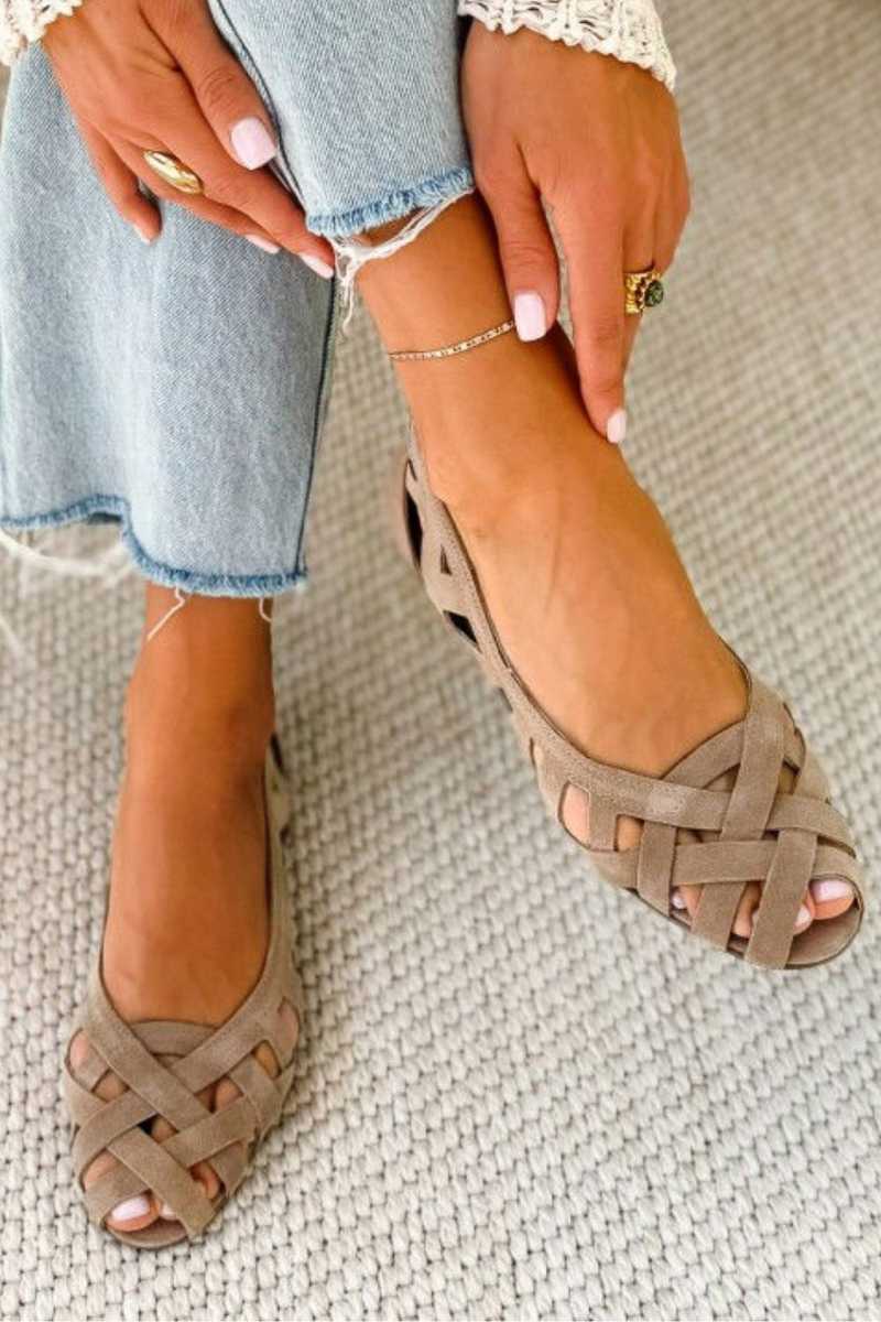 ELODIE™ - Woven Colour Slide Sandals