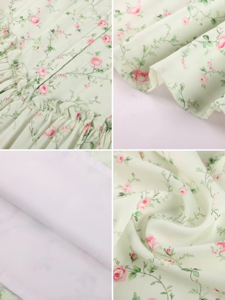 ROSELINE™ - Victorian Floral Corset Dress