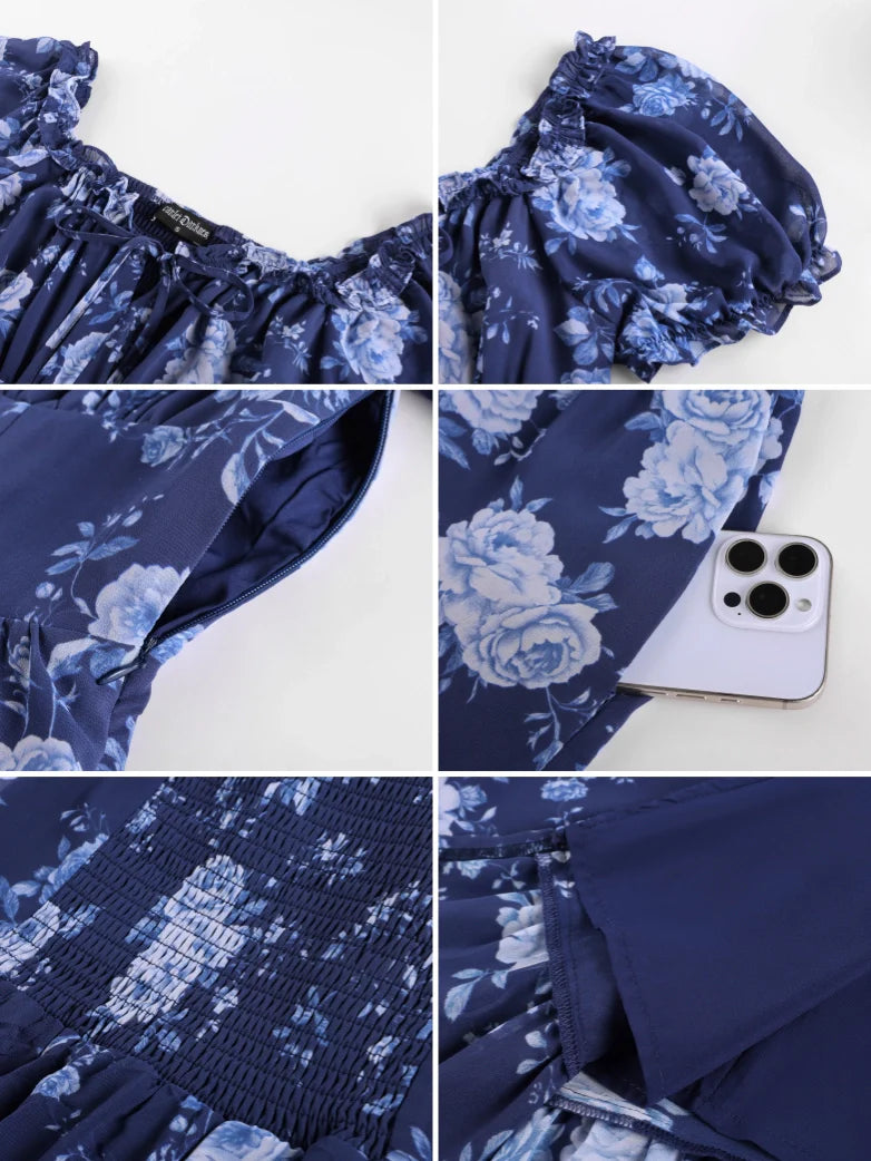 CLARISSE™ - Garden Tea Party Floral Dress