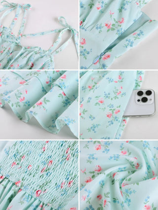 MIREILLE™ - Ditsy Floral Fitted Dress