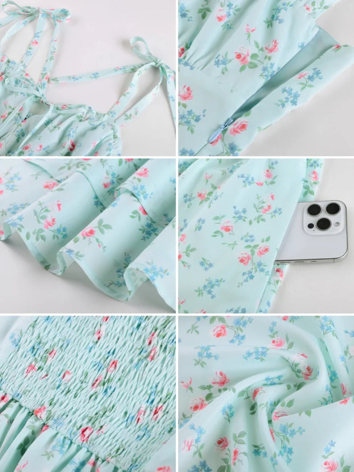 MIREILLE™ - Ditsy Floral Fitted Dress