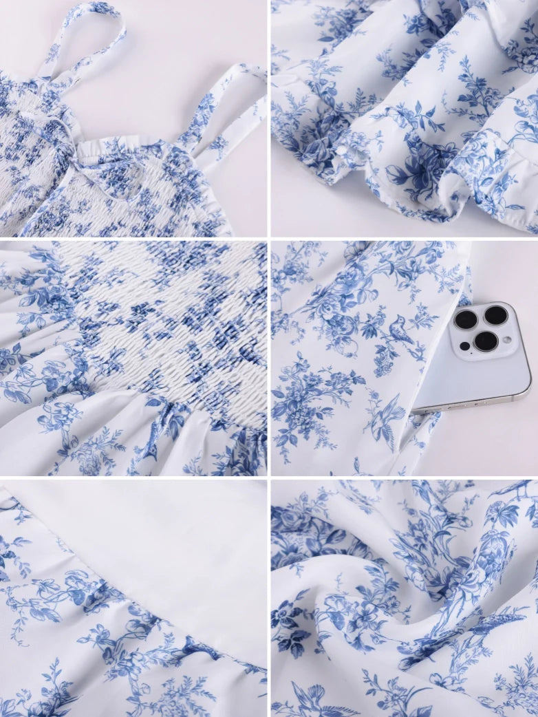 FABIENNE™ - Spring Tea Party Milkmaid Dress