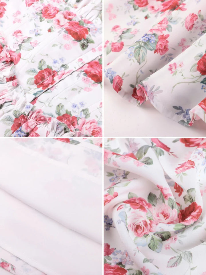 ROSELINE™ - Victorian Floral Corset Dress