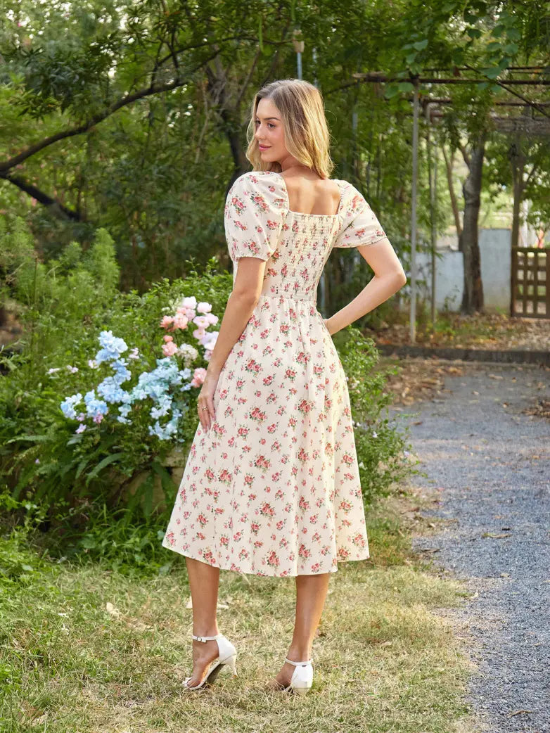 JOSETTE™ - Provence Slit Party Sundress
