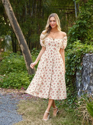 JOSETTE™ - Provence Slit Party Sundress