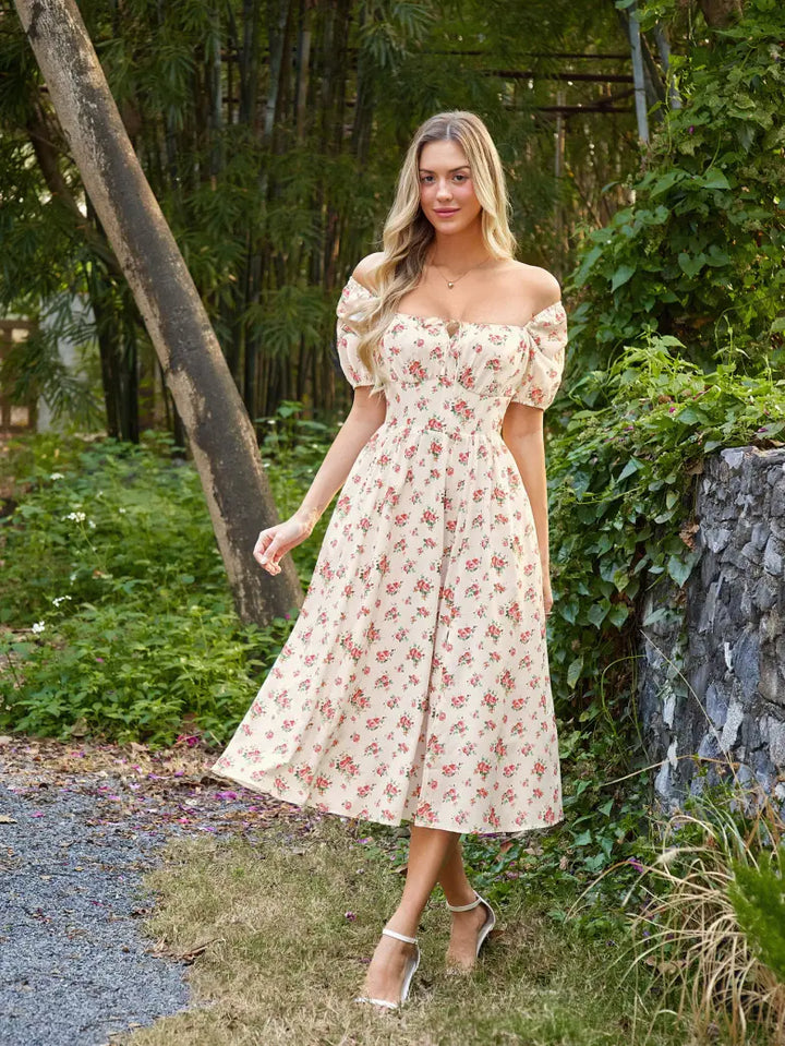 JOSETTE™ - Provence Slit Party Sundress