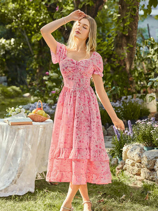 SEVERINE™ - Off-Shoulder Floral Pocket Sundress