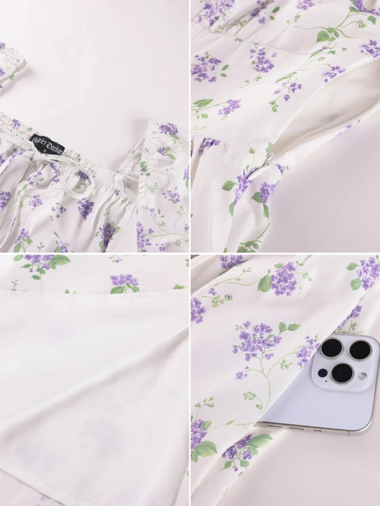 JOSETTE™ - Provence Slit Party Sundress
