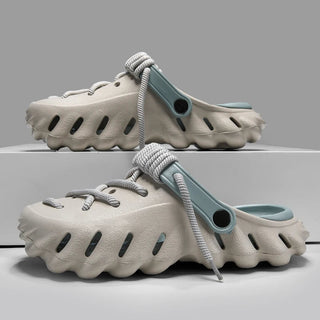 MAWENNA Ridge Laced Clogs
