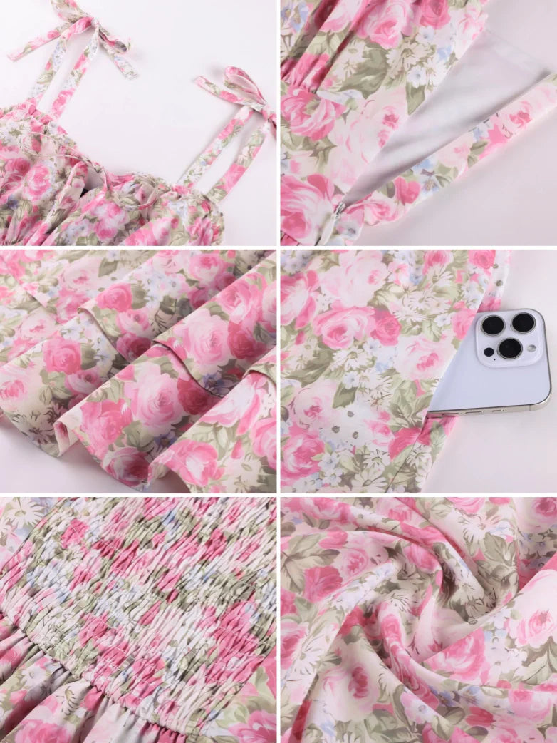 MIREILLE™ - Ditsy Floral Fitted Dress