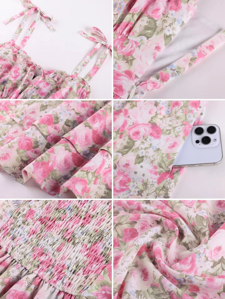 MIREILLE™ - Ditsy Floral Fitted Dress