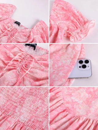 SEVERINE™ - Off-Shoulder Floral Pocket Sundress