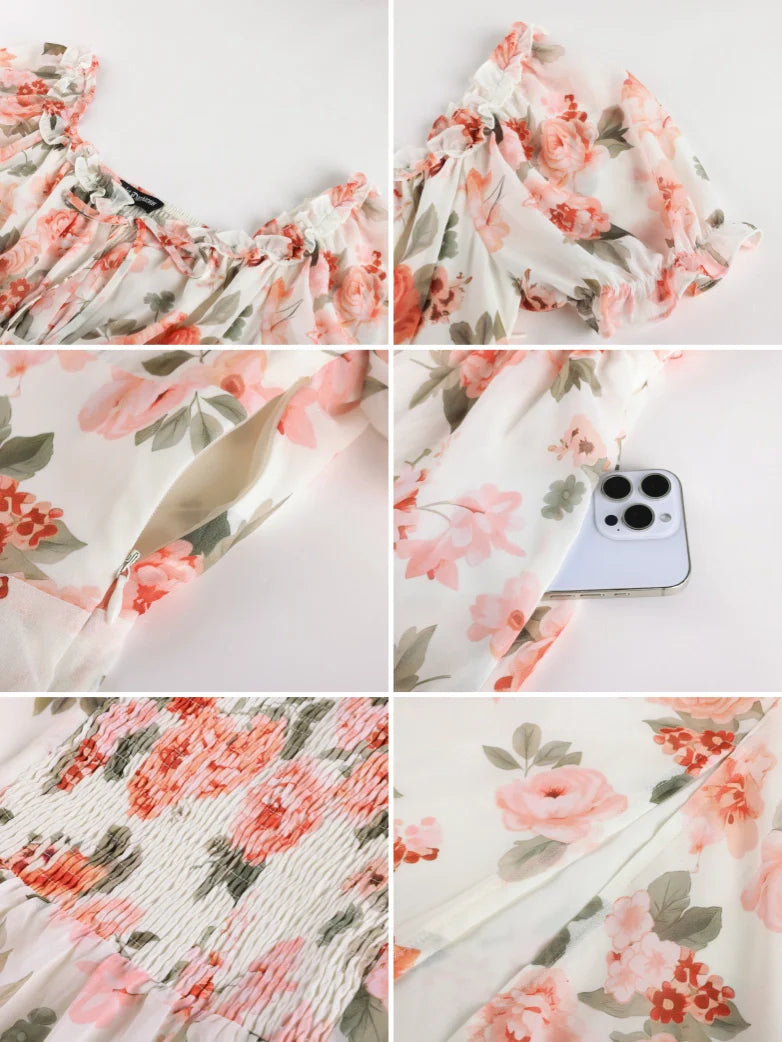 CLARISSE™ - Garden Tea Party Floral Dress