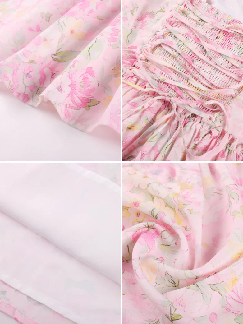 ROSELINE™ - Victorian Floral Corset Dress