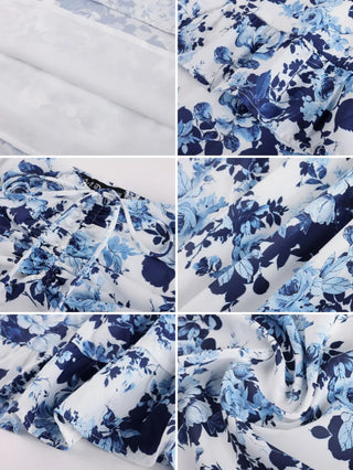 CONSTANCE™ - Off-Shoulder Double-Layer Floral Dress