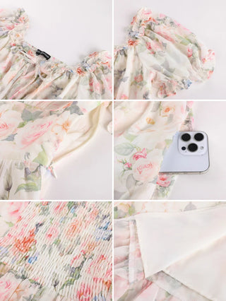 CLARISSE™ - Garden Tea Party Floral Dress