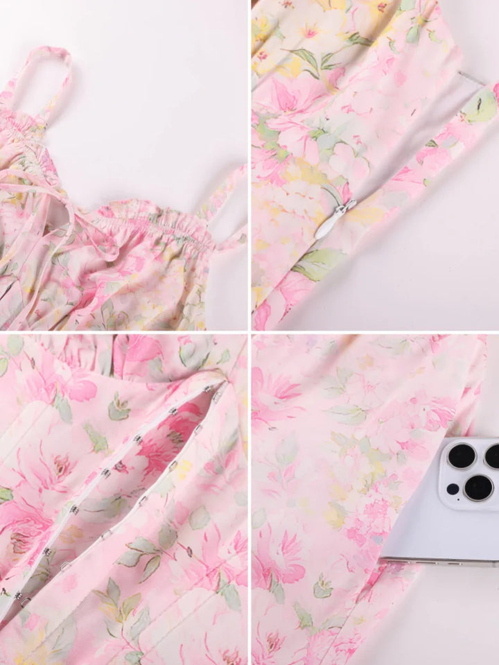 ROSELINE™ - Victorian Floral Corset Dress