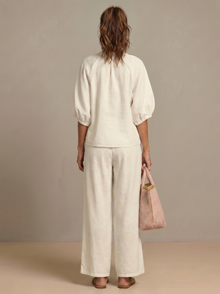 VERONA™ - Zip Blouson & Wide-Leg Pant Set