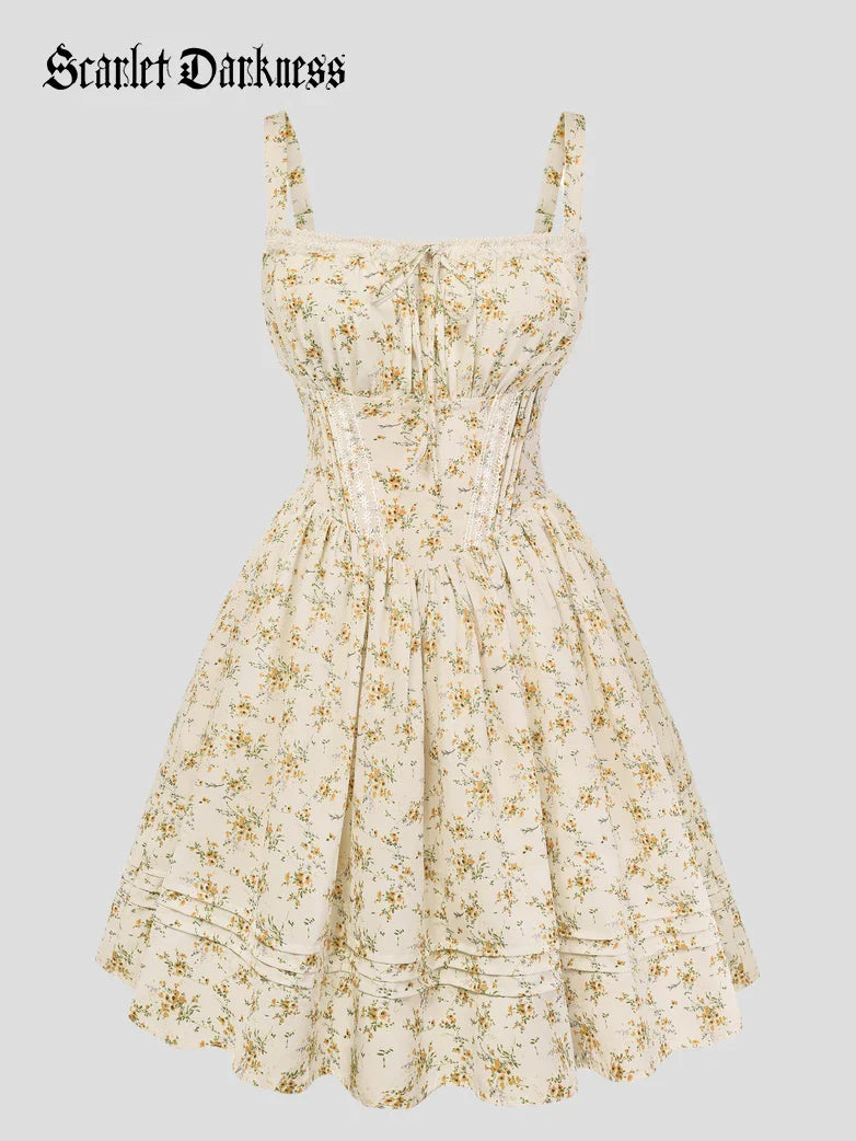 HORTENSE™ - Victorian Puffy Corset Sundress