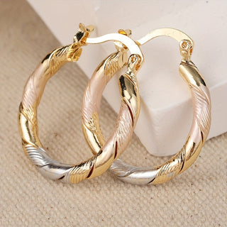 CORALIA - Classic Round Hoop Earrings