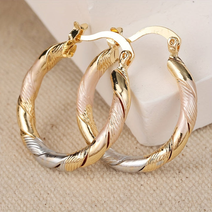 CORALIA - Classic Round Hoop Earrings