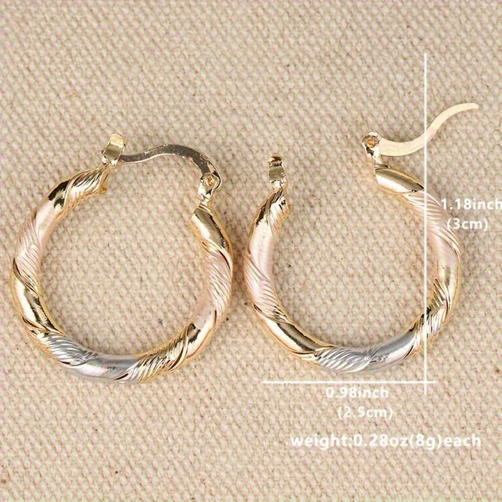 CORALIA - Classic Round Hoop Earrings