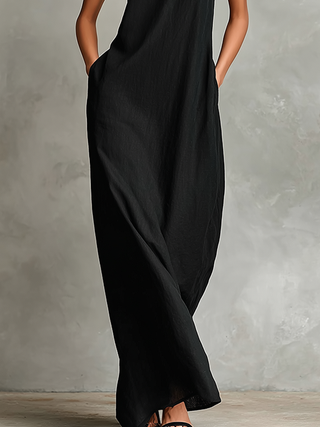 CHIARA - Maxi Dress with High Neck
