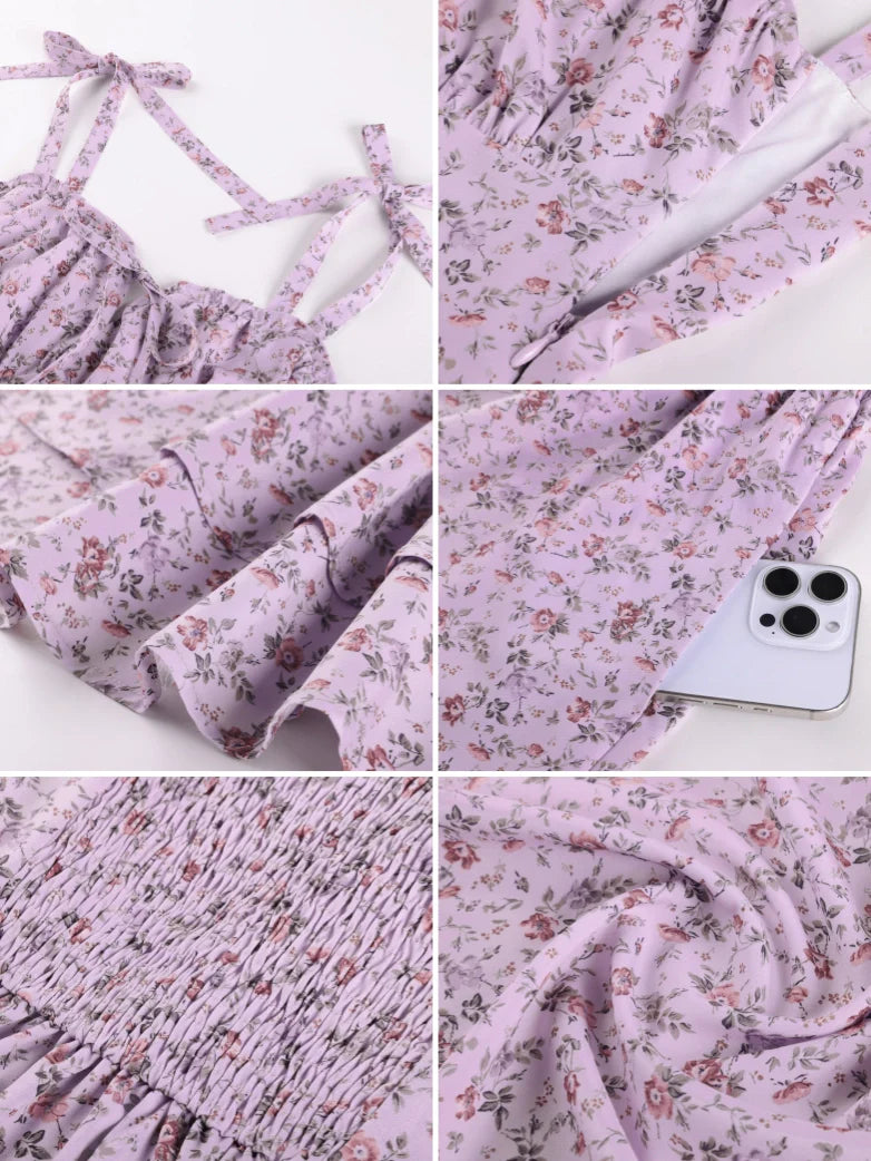 MIREILLE™ - Ditsy Floral Fitted Dress
