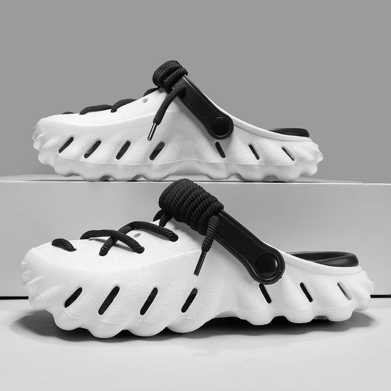 MAWENNA Ridge Laced Clogs