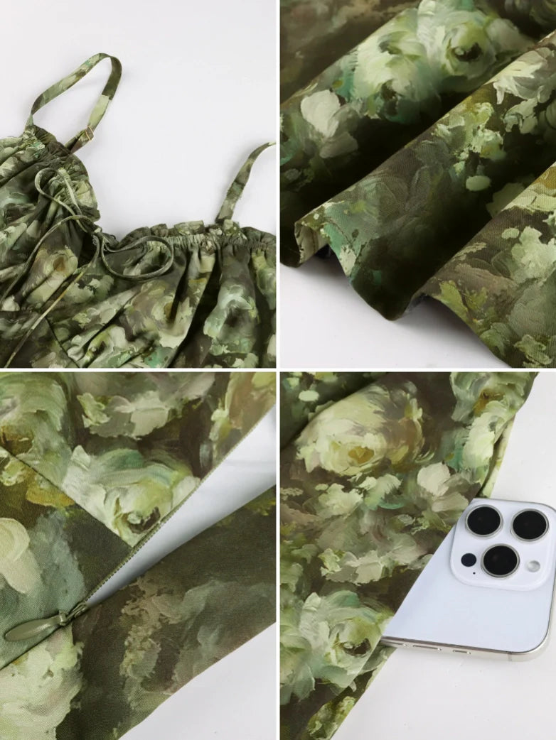 SUZANNE™ - Summer Slit Floral Dress