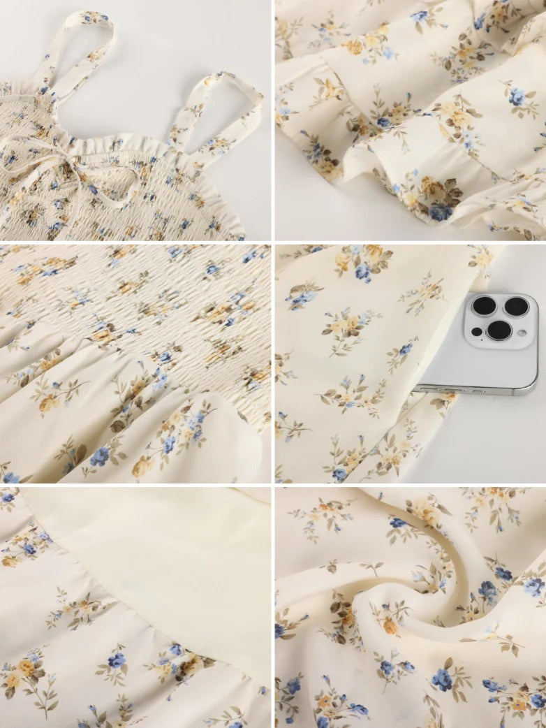 FABIENNE™ - Spring Tea Party Milkmaid Dress