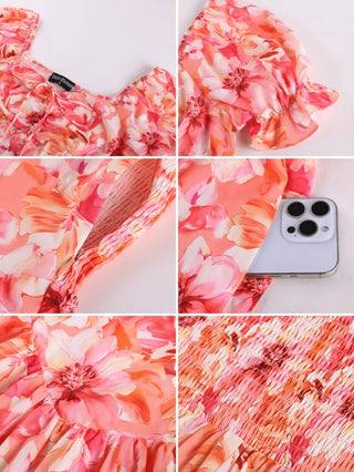 SEVERINE™ - Off-Shoulder Floral Pocket Sundress