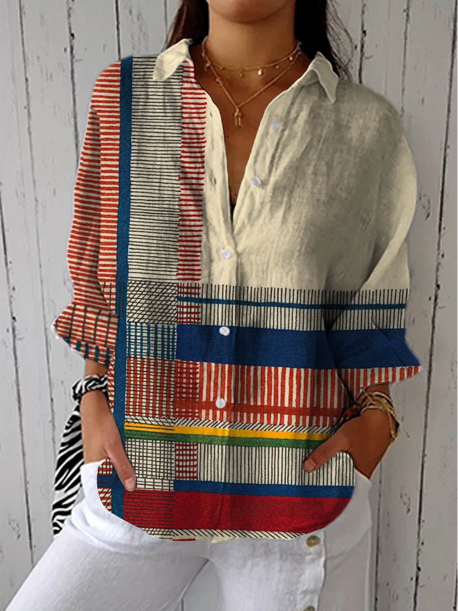 Zenobia - Artistic Pattern Blouse