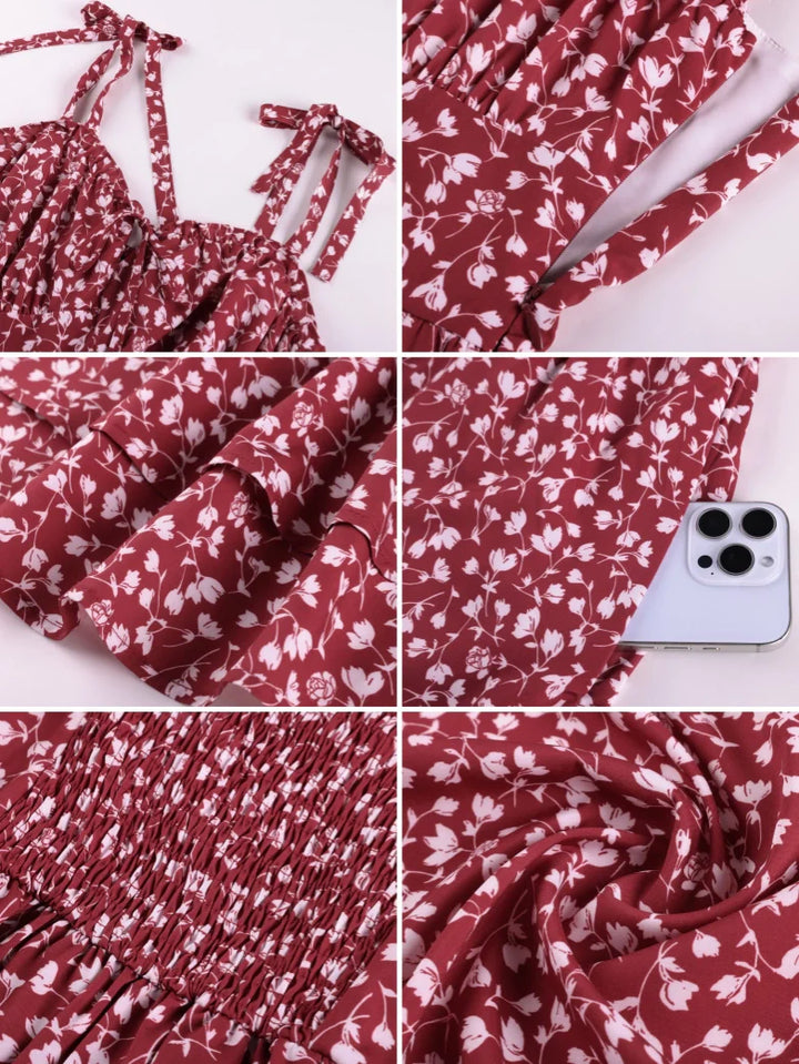 MIREILLE™ - Ditsy Floral Fitted Dress