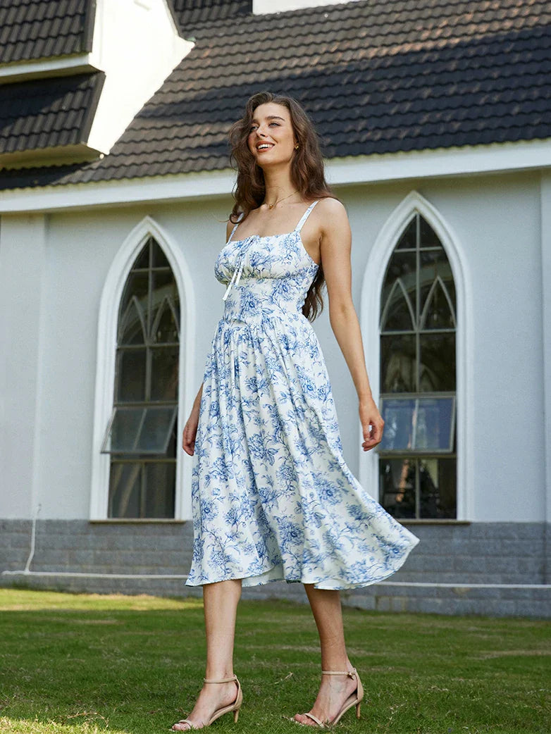 CLEMENTINE™ - Floral Milkmaid Sundress