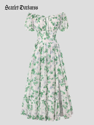 CLARISSE™ - Garden Tea Party Floral Dress