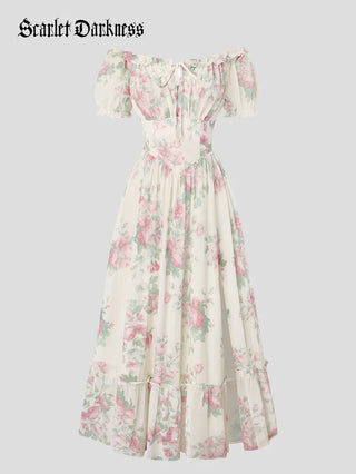 CLARISSE™ - Garden Tea Party Floral Dress