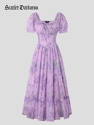 CLARISSE™ - Garden Tea Party Floral Dress