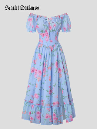 CLARISSE™ - Garden Tea Party Floral Dress