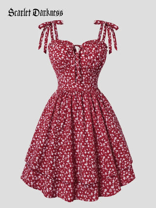 MIREILLE™ - Ditsy Floral Fitted Dress