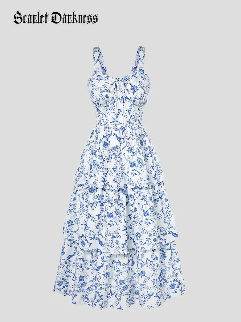 YVETTE™ - Summer Night Floral Wedding Dress