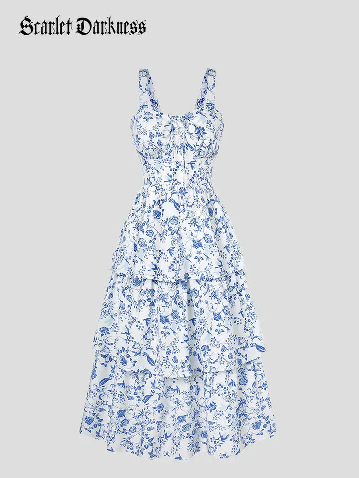 YVETTE™ - Summer Night Floral Wedding Dress