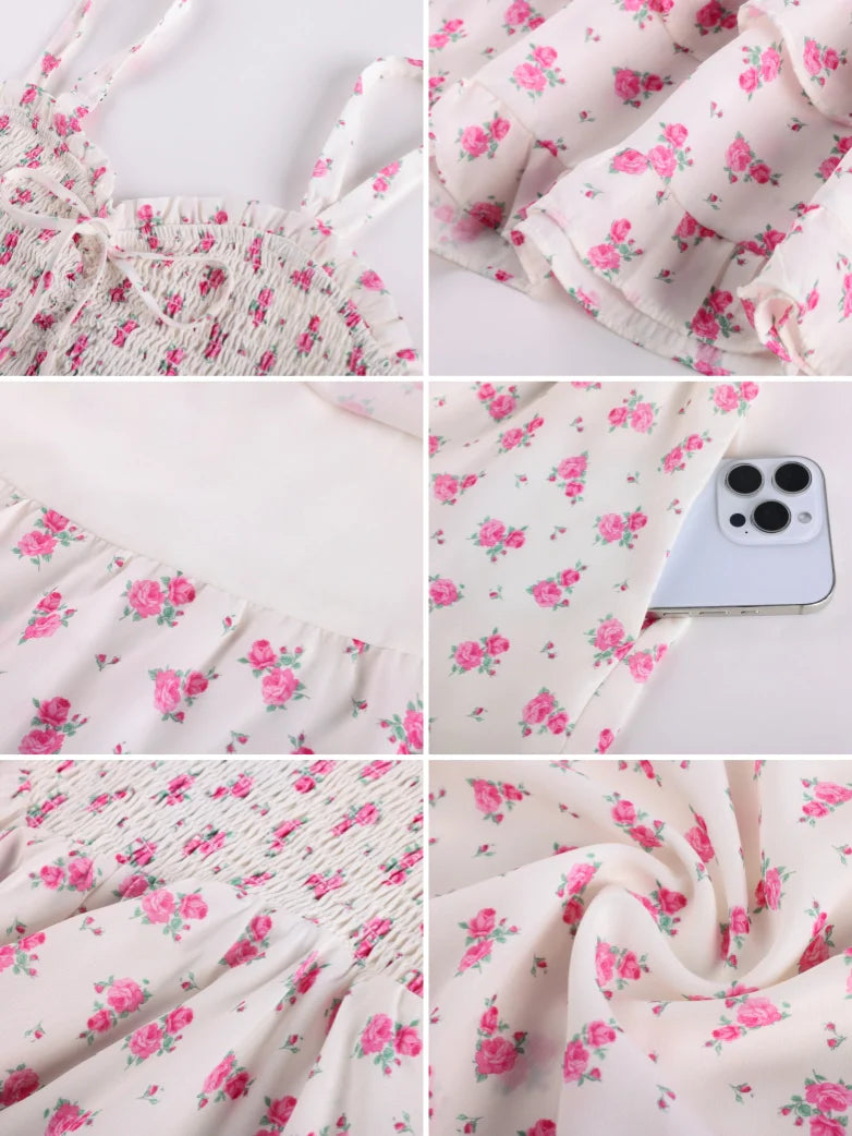 FABIENNE™ - Spring Tea Party Milkmaid Dress