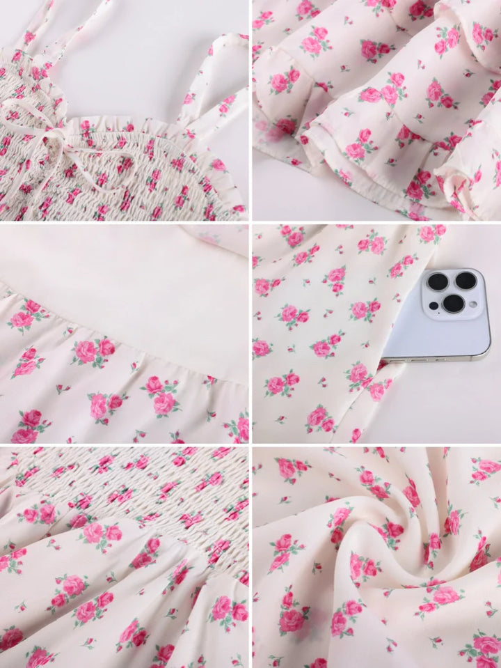 FABIENNE™ - Spring Tea Party Milkmaid Dress