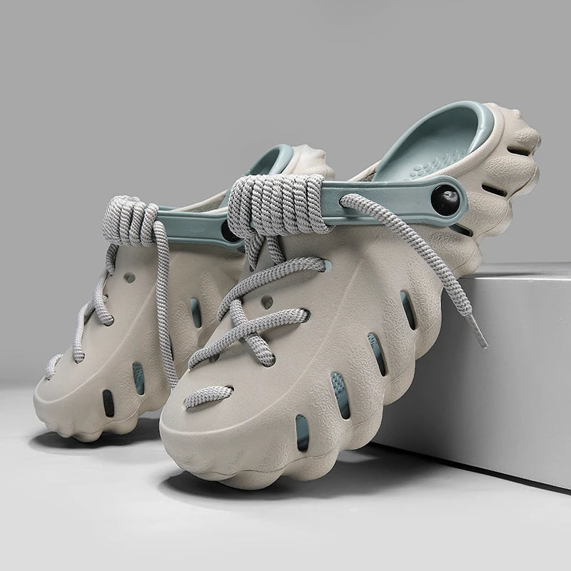 MAWENNA Ridge Laced Clogs
